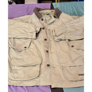 Timberland Weathergear Men's Jacket Cargo Jacket with Lots of Pockets